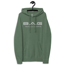 Load image into Gallery viewer, Classic "White EMB" pigment-dyed hoodie