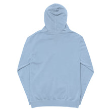 Load image into Gallery viewer, White embroidered pigment-dyed hoodie