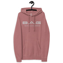 Load image into Gallery viewer, Classic "White EMB" pigment-dyed hoodie