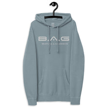 Load image into Gallery viewer, Classic "White EMB" pigment-dyed hoodie