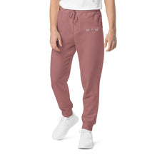 Load image into Gallery viewer, Classic "White EMB" pigment-dyed sweatpants