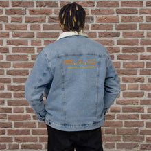 Load image into Gallery viewer, Denim sherpa jacket - Gold and Black