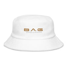 Load image into Gallery viewer, EMB Unstructured terry cloth bucket hat