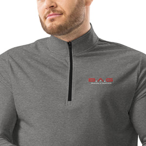 Emb Quarter zip pullover