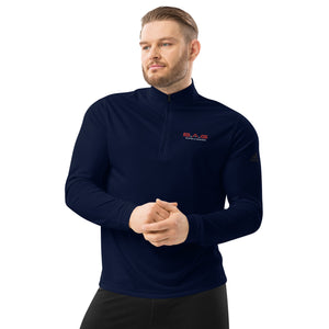 Emb Quarter zip pullover