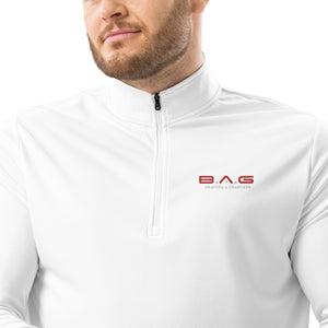 Emb Quarter zip pullover