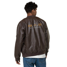 Load image into Gallery viewer, Leather Bomber Jacket