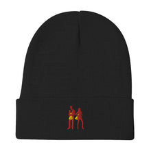 Load image into Gallery viewer, Red Embroidered Beanie