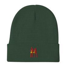 Load image into Gallery viewer, Red Embroidered Beanie