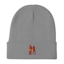 Load image into Gallery viewer, Red Embroidered Beanie
