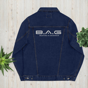 Embroidered denim jacket