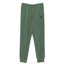 Load image into Gallery viewer, Burgundy stich set pigment-dyed sweatpants
