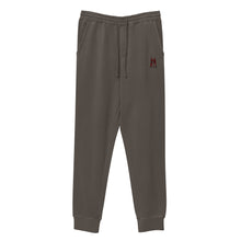 Load image into Gallery viewer, Burgundy stich set pigment-dyed sweatpants