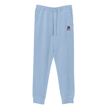 Load image into Gallery viewer, Burgundy stich set pigment-dyed sweatpants