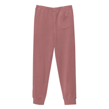 Load image into Gallery viewer, Burgundy stich set pigment-dyed sweatpants