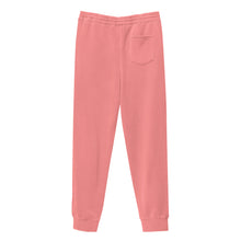 Load image into Gallery viewer, Burgundy stich set pigment-dyed sweatpants