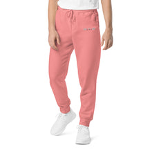 Load image into Gallery viewer, Classic &quot;White EMB&quot; pigment-dyed sweatpants