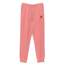 Load image into Gallery viewer, Burgundy stich set pigment-dyed sweatpants