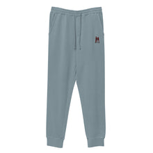 Load image into Gallery viewer, Burgundy stich set pigment-dyed sweatpants