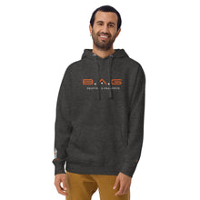 Load image into Gallery viewer, Classic &quot;Orange/White EMB&quot; fleece hoodie