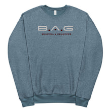 Load image into Gallery viewer, Embroidered sueded fleece sweatshirt