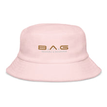 Load image into Gallery viewer, EMB Unstructured terry cloth bucket hat