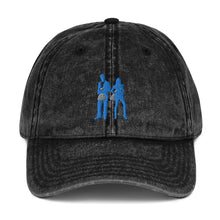 Load image into Gallery viewer, Blue Vintage Cotton Twill Cap