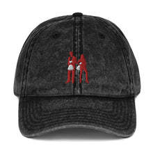 Load image into Gallery viewer, Red Vintage Cotton Twill Cap