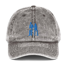 Load image into Gallery viewer, Blue Vintage Cotton Twill Cap