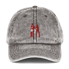 Load image into Gallery viewer, Red Vintage Cotton Twill Cap