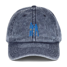 Load image into Gallery viewer, Blue Vintage Cotton Twill Cap