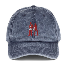 Load image into Gallery viewer, Red Vintage Cotton Twill Cap